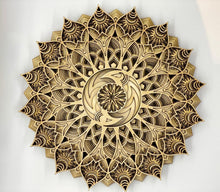 Load image into Gallery viewer, Sun &amp; Moon mandala
