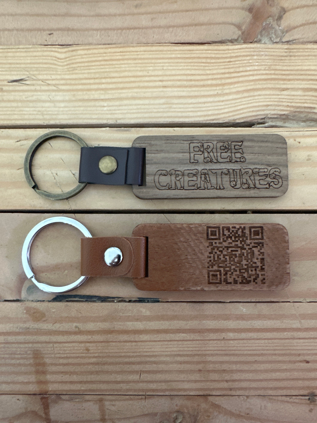 Free Creatures custom keychain package