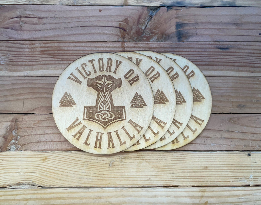 Thors Hammer - Victory or Valhalla coaster set